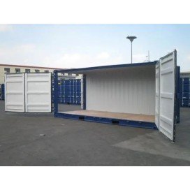 Contentor de 20 pés com lateral aberta novo