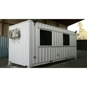 Contentor de 20 pés modificado como escritóri