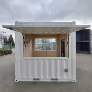 Contentor de cafetaria de 10 pés Novo Branco