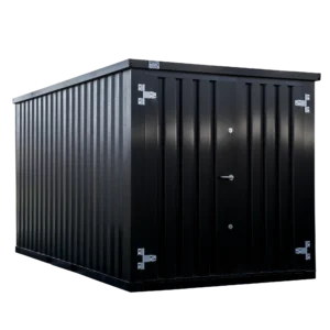 Contentor desmontável 4 x 2 m – Preto RAL 9005