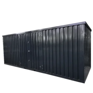 Contentor desmontável de 6 x 2 m – Porta dupla na lateral de 6 m