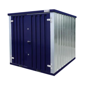 Contentor FOCO azul aço 2 x 2 m – Porta dupla